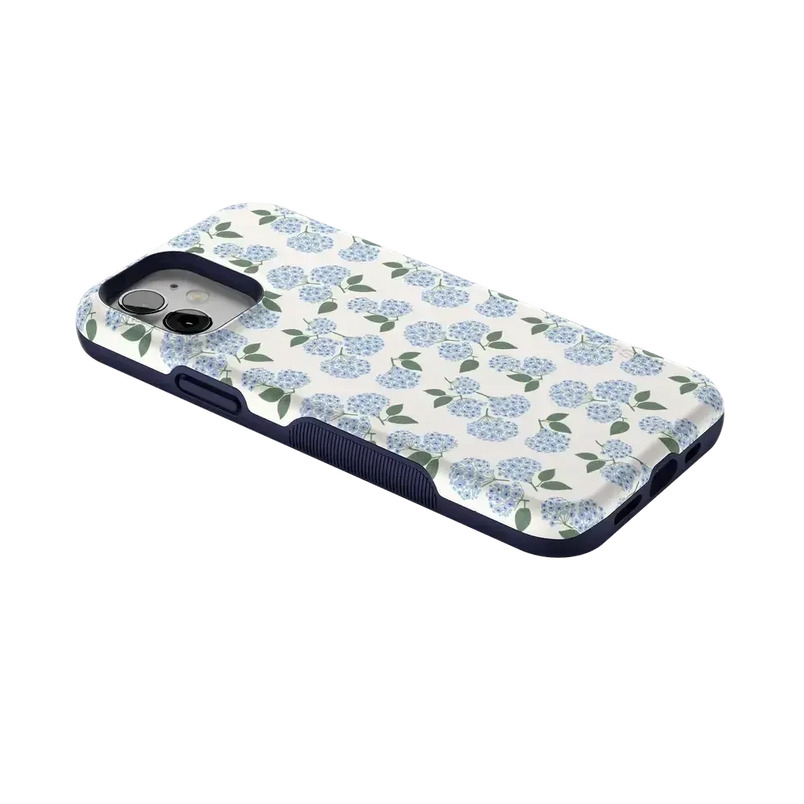 Nantucket Cottage | Blue Hydrangea Case iPhone Case get.casely 