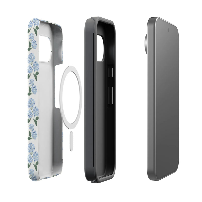 Nantucket Cottage | Blue Hydrangea Case iPhone Case get.casely 