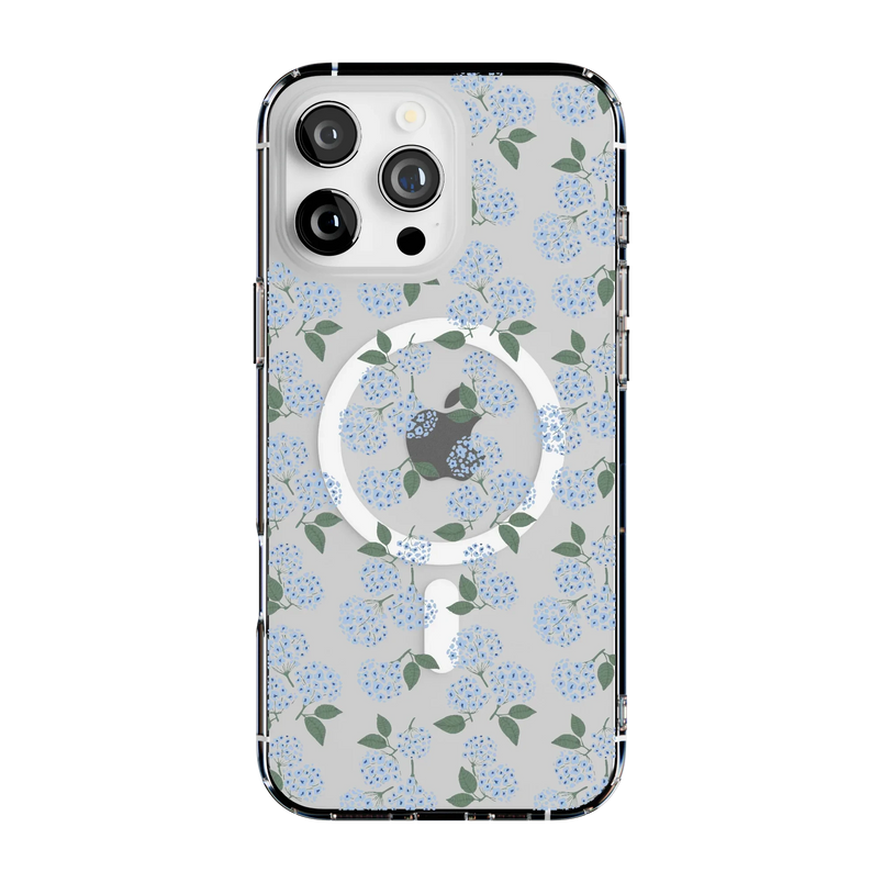 Nantucket Cottage | Blue Hydrangea Case iPhone Case get.casely 