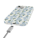 Nantucket Cottage | Blue Hydrangea Case iPhone Case get.casely 