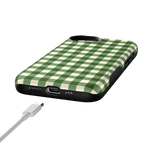 Checked Twice | Green Plaid Case
