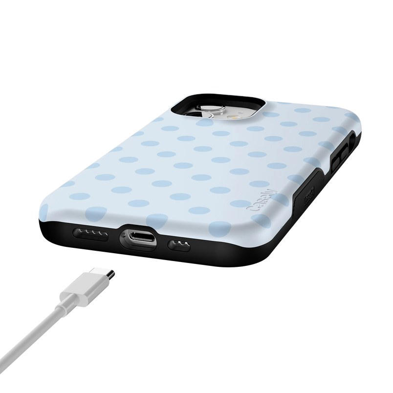 Spotted in SoHo | Light Blue Polka Dot Case