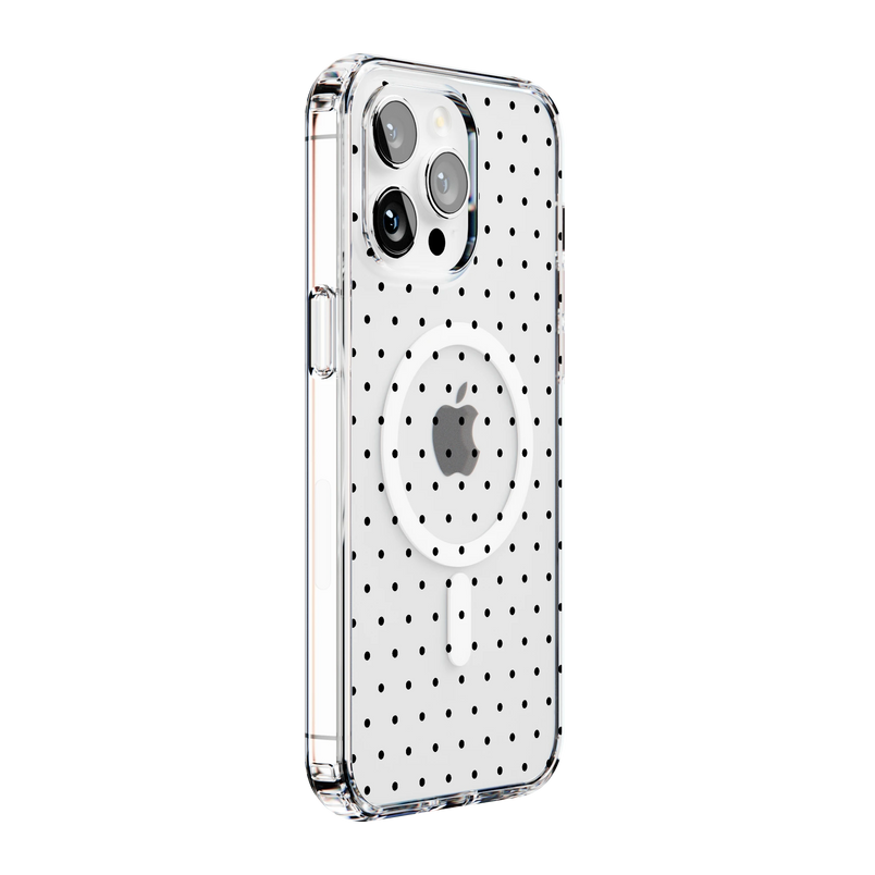On the Dot | Black Polka Dot Case