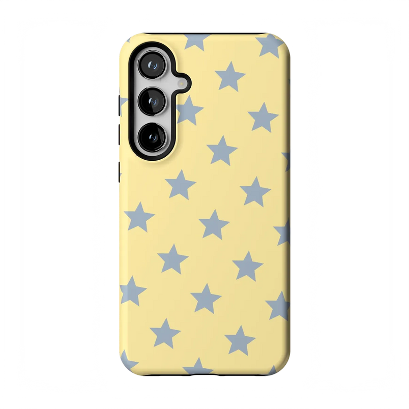 Shine Bright | Butter Yellow Stars Case - Galaxy S24 Plus