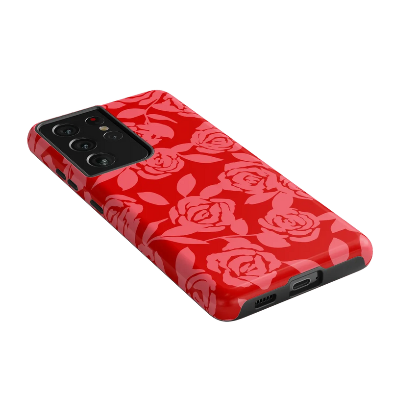 Final Rose | Red & Pink Floral Case