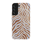 Untamed | Brown & Blue Zebra Case - Galaxy S22 Plus