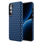On the Dot | Navy Polka Dot Case
