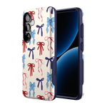 American Girlie | Red White & Blue Bows Case
