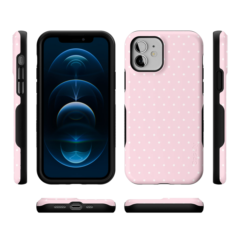 On the Dot | Pink & White Polka Dot Case