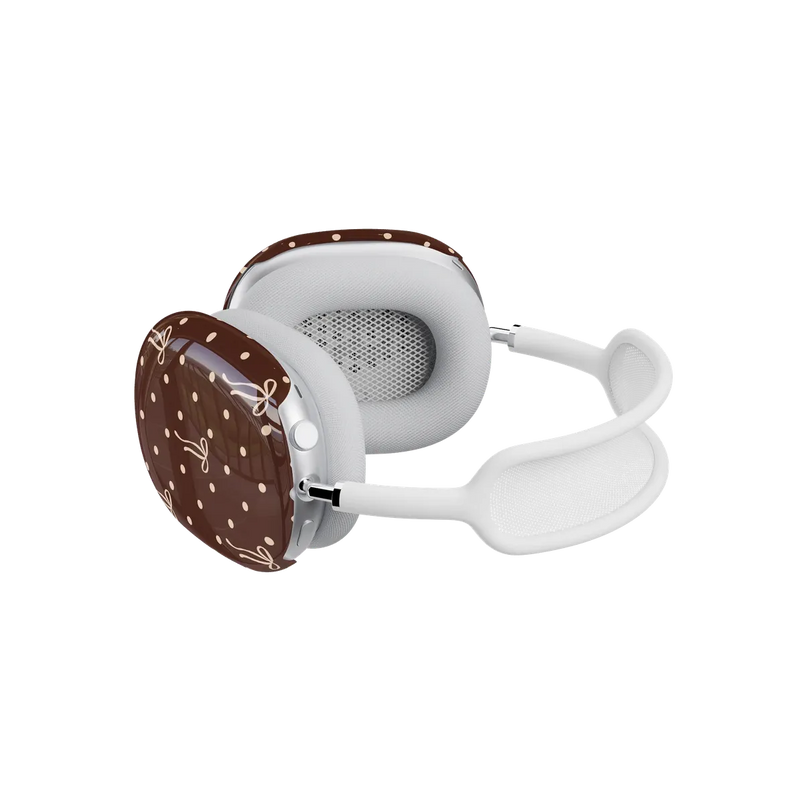 Teddy Bows | Brown Polka Dot AirPods Max Case