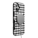 Salem's Hex | Black & White Checkered Case