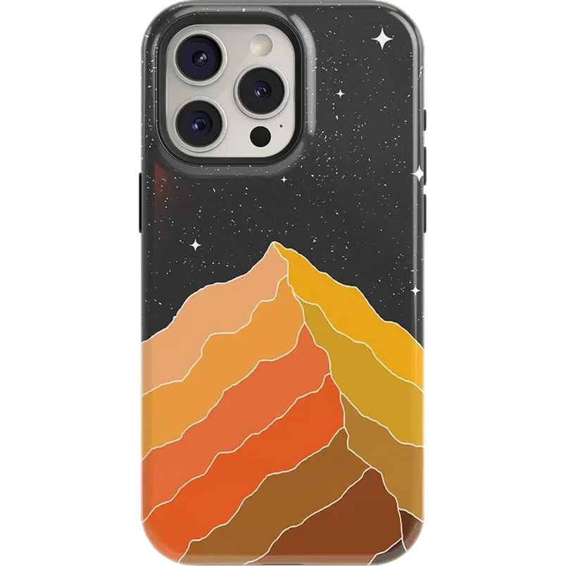 Night Skies | Mountain Starlight Case iPhone Case get.casely Essential + MagSafe® iPhone 15 Pro
