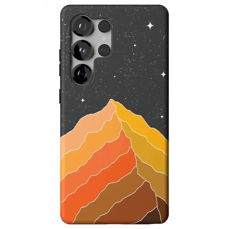 Night Skies | Mountain Starlight Samsung Case Samsung Case Casetry Essential + MagSafe® Galaxy S25 Ultra 