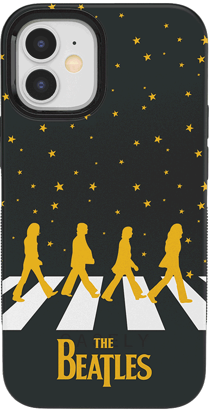 Night Walk | The Beatles Abbey Road Dual Image Case iPhone Case get.casely Bold + MagSafe® iPhone 12