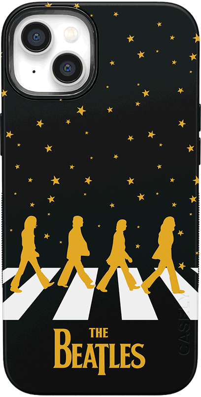 Night Walk | The Beatles Abbey Road Dual Image Case iPhone Case get.casely Bold + MagSafe® iPhone 14 Plus