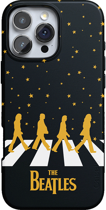 Night Walk | The Beatles Abbey Road Dual Image Case iPhone Case get.casely 