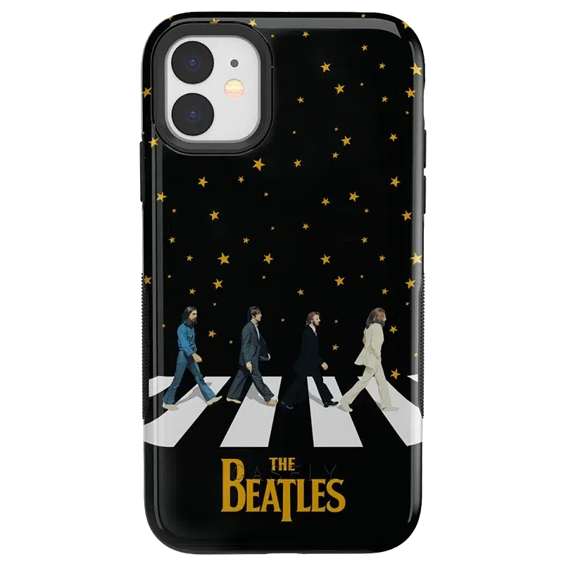 Night Walk | The Beatles Abbey Road Dual Image Case iPhone Case get.casely 