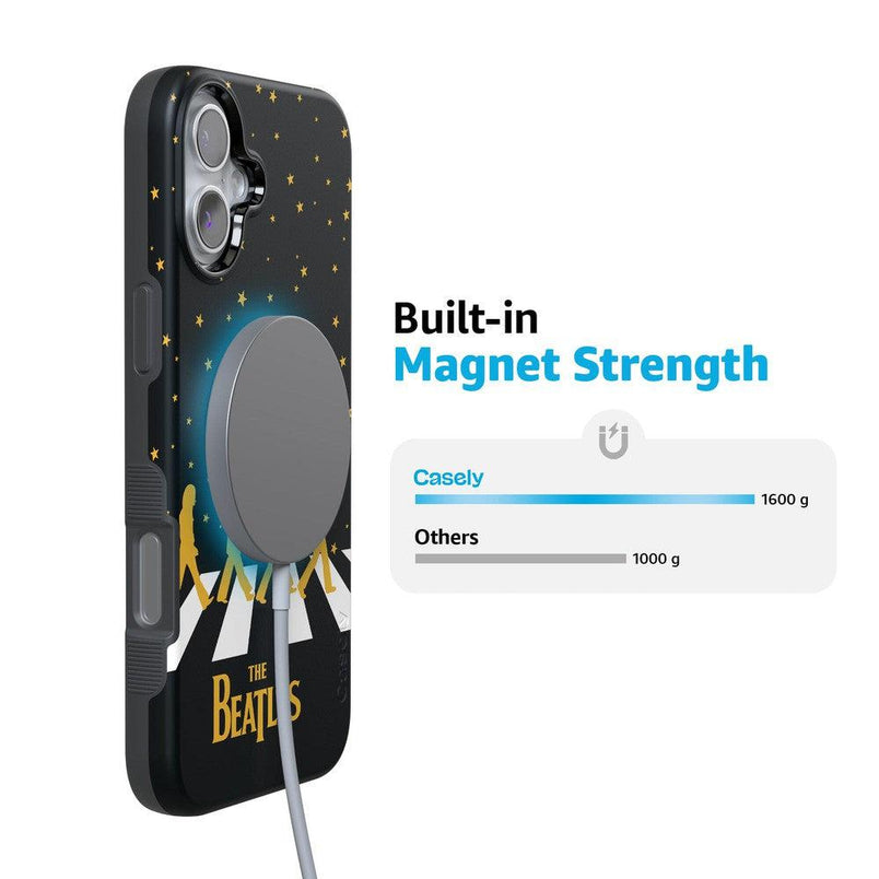 Night Walk | The Beatles Abbey Road Dual Image Case iPhone Case get.casely 