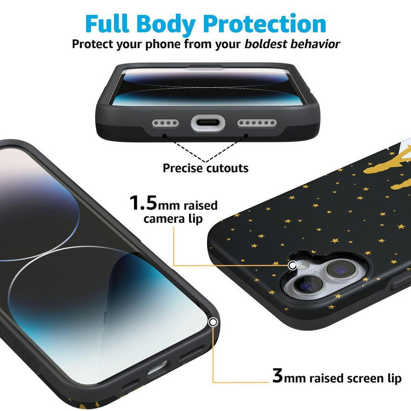 Night Walk | The Beatles Abbey Road Dual Image Case iPhone Case get.casely 