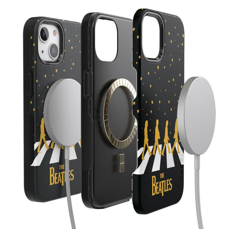 Night Walk | The Beatles Abbey Road Dual Image Case iPhone Case get.casely 
