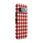 Scarlet Stitch | Red Houndstooth Case