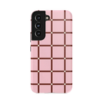Uptown Gridlock | Pink Checkerboard Case