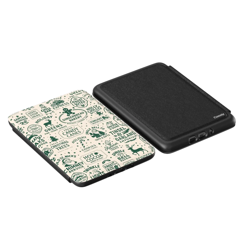 Santa's Stamps | Holiday Market Kindle Case