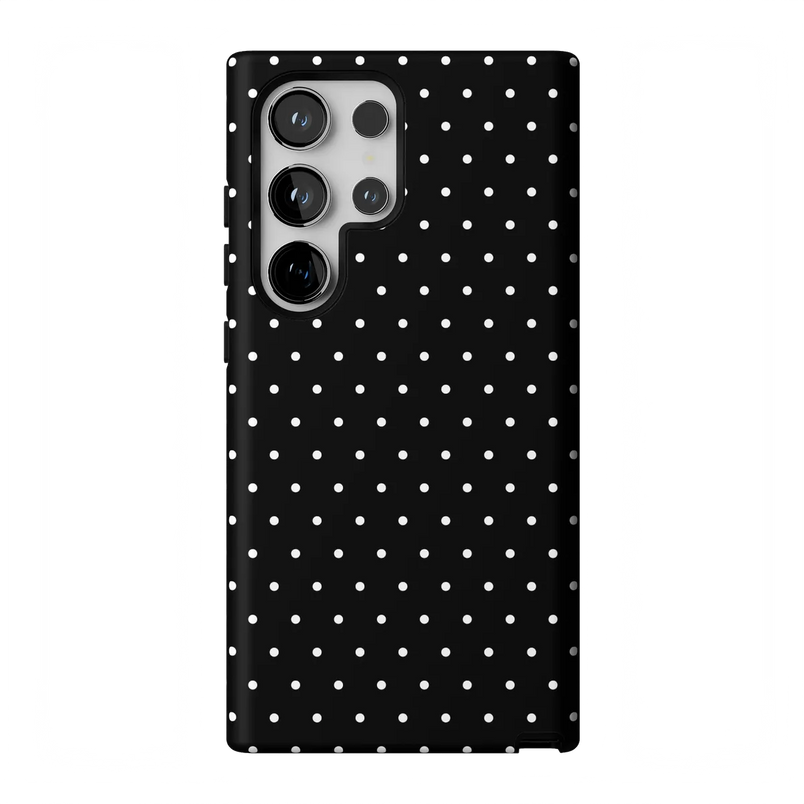 On the Dot | Black Polka Dot Case