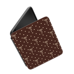 Teddy Bows | Brown Polka Dot Kindle Case