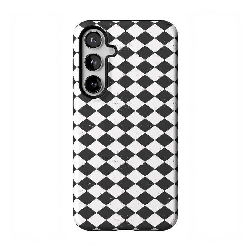 Salem's Hex | Black & White Checkered Case
