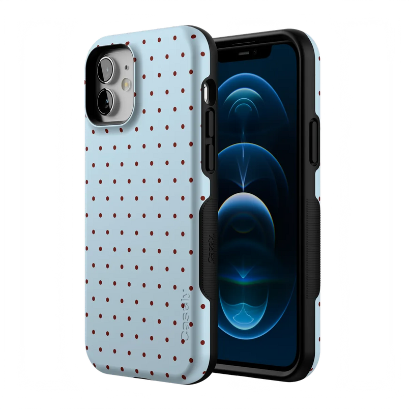 On the Dot | Blue Polka Dot Case