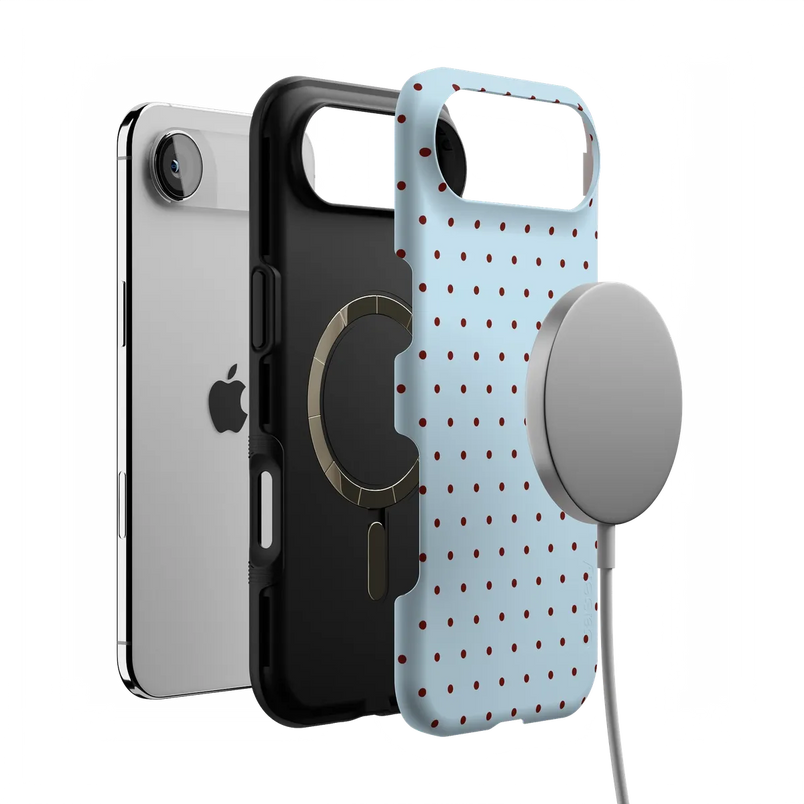 On the Dot | Blue Polka Dot Case