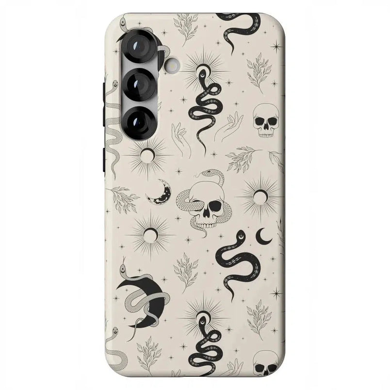 No Further Explanation | Snakes & Skulls Case Phone Case Casetry Essential + MagSafe® Galaxy S25 Plus