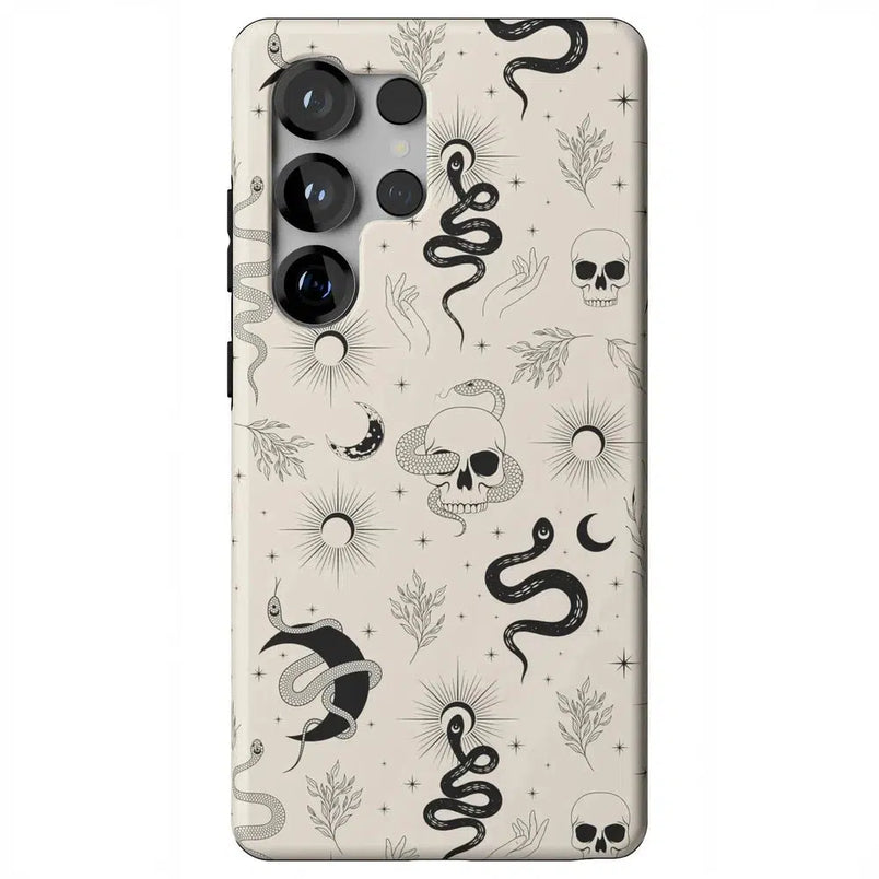 No Further Explanation | Snakes & Skulls Case Phone Case Casetry Essential + MagSafe® Galaxy S25 Ultra
