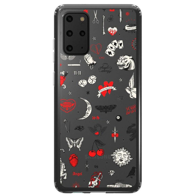 Not a Phase | Clear Flash Tattoo Case iPhone Case get.casely Classic Galaxy S20 Plus