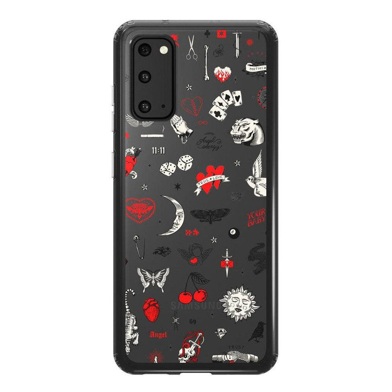 Not a Phase | Clear Flash Tattoo Case iPhone Case get.casely Classic Galaxy S20