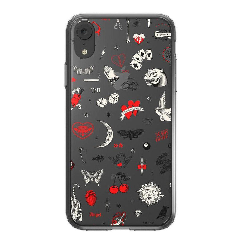 Not a Phase | Clear Flash Tattoo Case iPhone Case get.casely Classic iPhone XR 