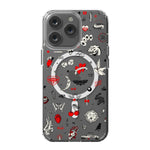 Not a Phase | Clear Flash Tattoo Case iPhone Case get.casely Classic + MagSafe® iPhone 13 Pro
