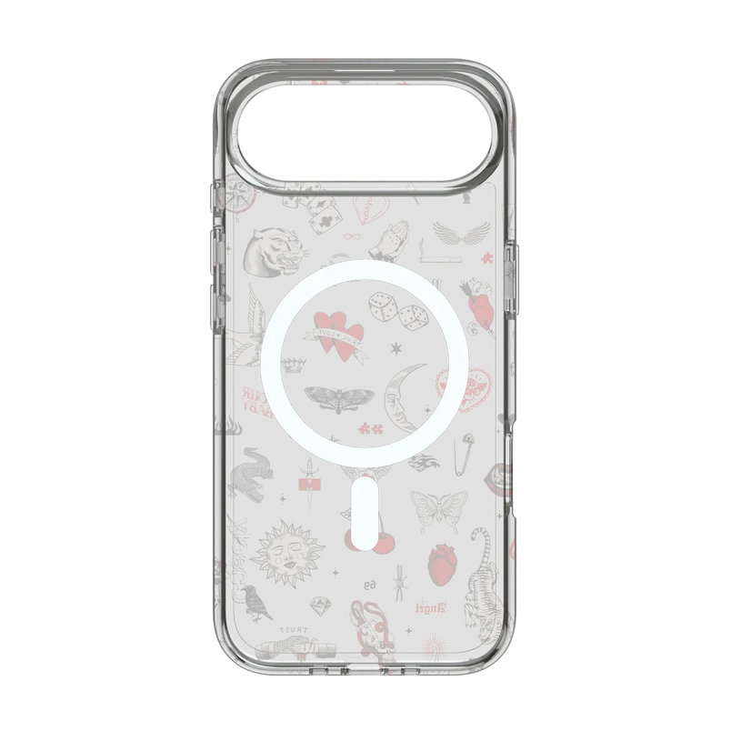 Not a Phase | Clear Flash Tattoo Case iPhone Case get.casely 