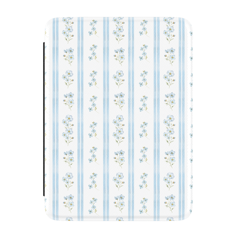 Cottage Stripe | Blue Floral Kindle Case
