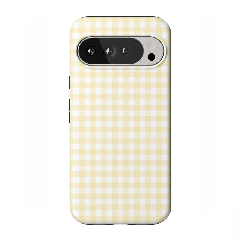 Pastel Picnic | Yellow Gingham Case