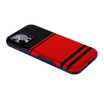 Storm Warning | Black & Red Stripes Case