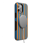 Go New York | Blue & Orange Stripes Case