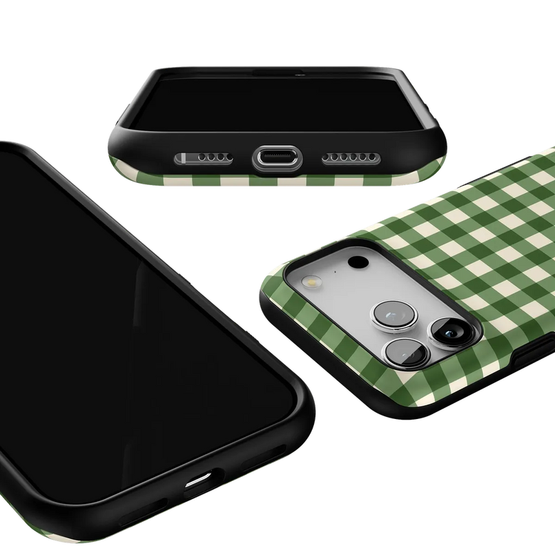 Checked Twice | Green Plaid Case