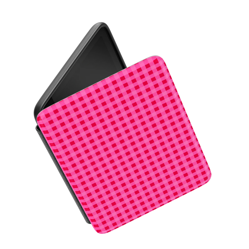 Sweet Jam | Hot Pink Gingham Kindle Case