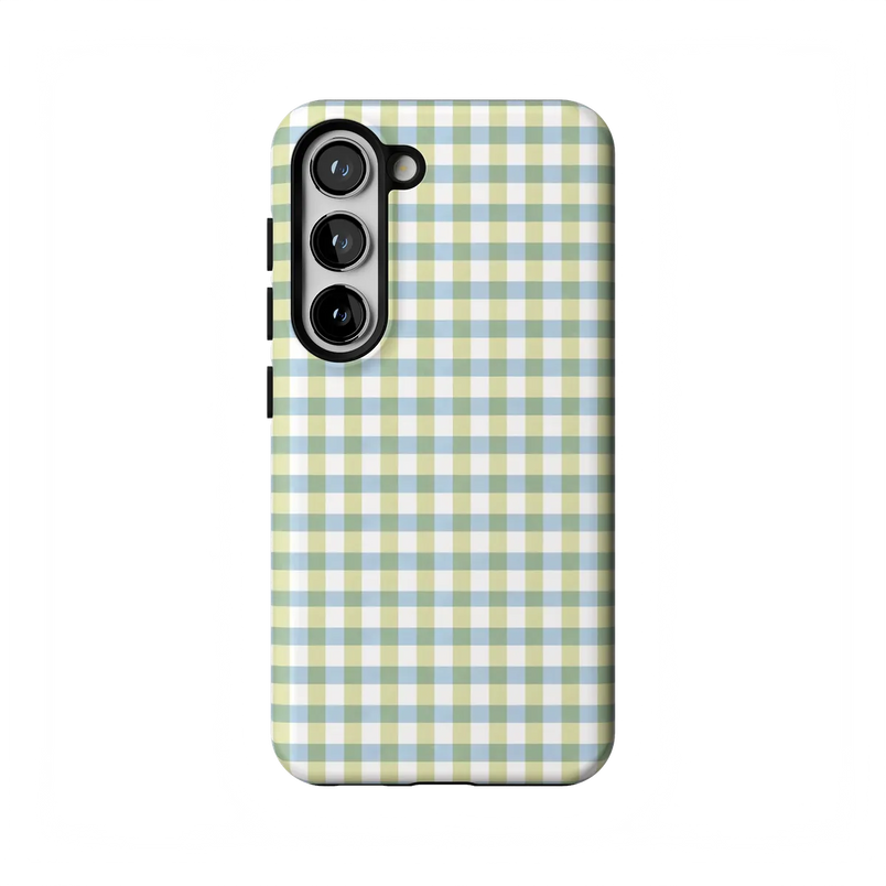 Pastel Picnic | Blue & Green Gingham Case
