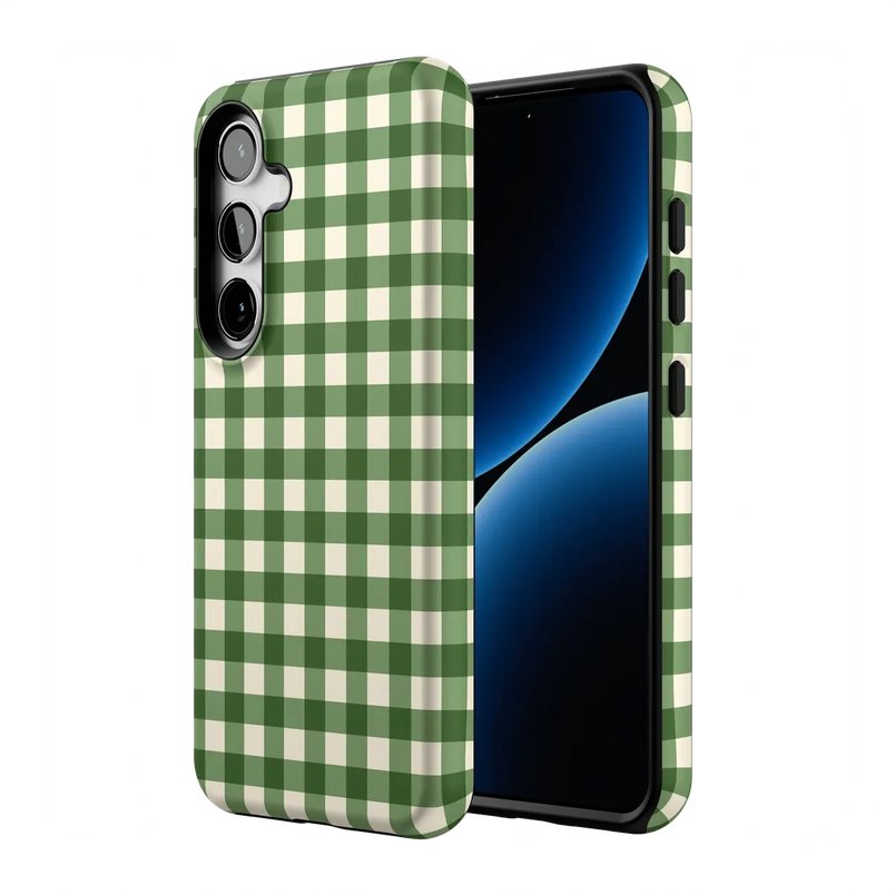 Checked Twice | Green Plaid Case