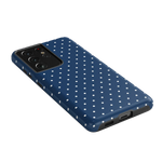 On the Dot | Navy Polka Dot Case
