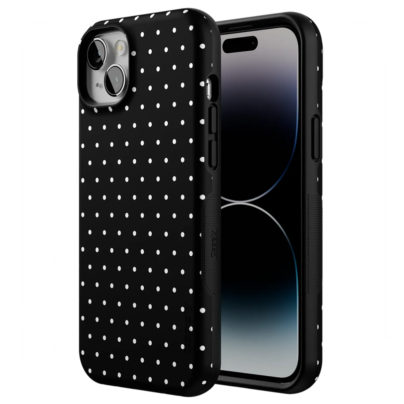 On the Dot | Black Polka Dot Case