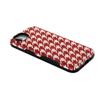 Scarlet Stitch | Red Houndstooth Case